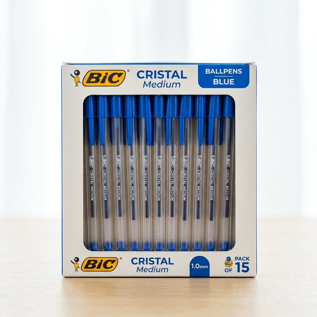 BIC Cristal Medium Ballpoint Pen (Pack of 50)
